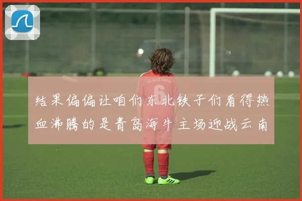 结果偏偏让咱们东北铁子们看得热血沸腾的是青岛海牛主场迎战云南玉昆